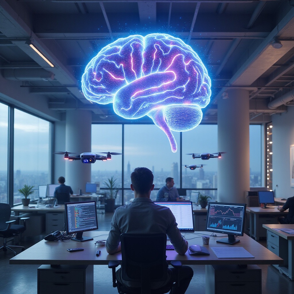 Sztuczna inteligencja analizuje dane marketingowe, aby dostarczać spersonalizowane reklamy i optymalizować kampanie.