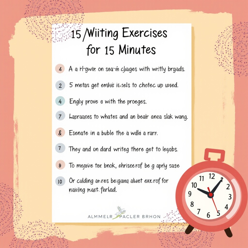 alt-text: Notatnik i długopis leżące na stole, obok kubek kawy – idealne narzędzia do szybkich ćwiczeń kreatywnego pisania.