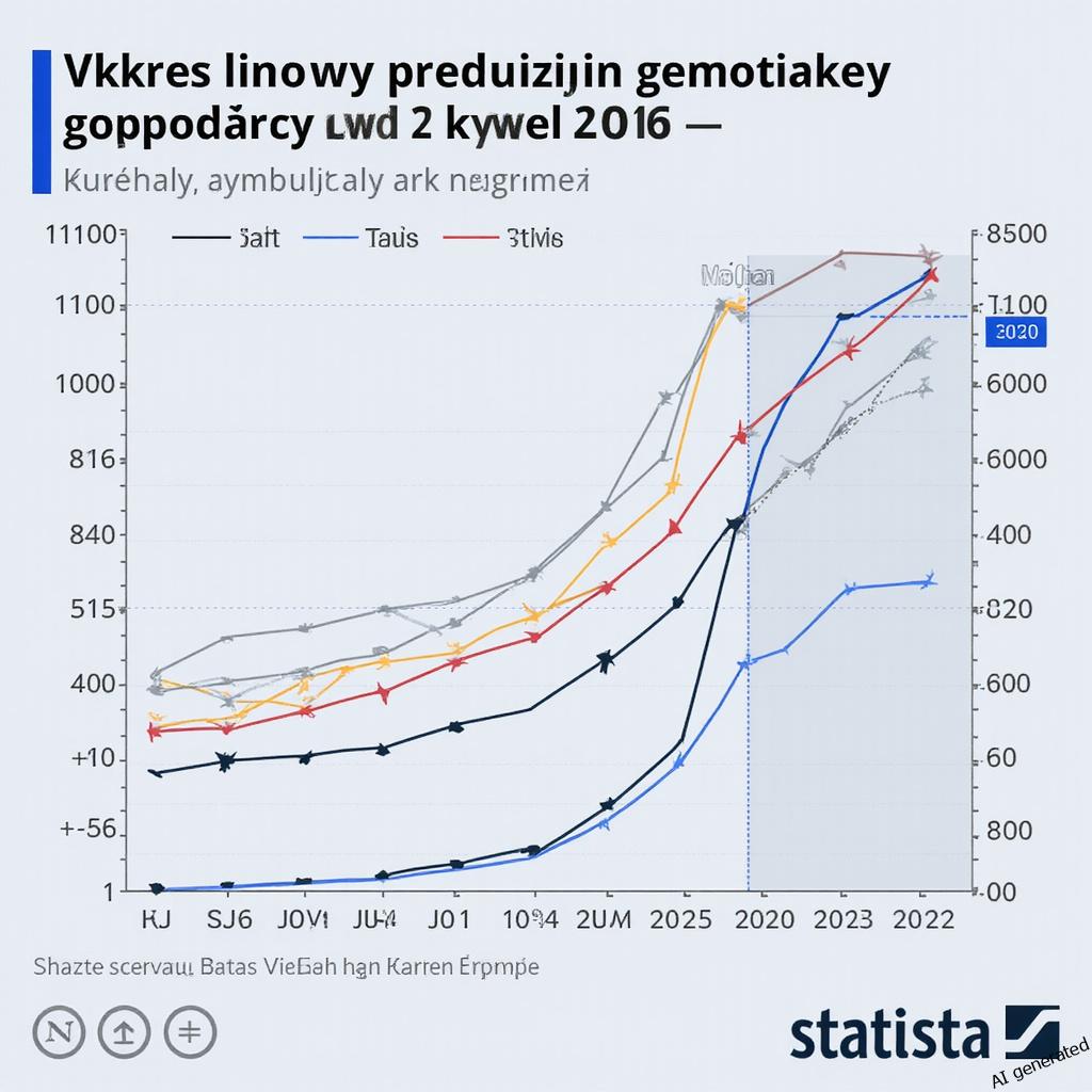 Wykres liniowy przedstawiający dynamiczny wzrost gospodarczy strefy euro w II kwartale 2026 roku na tle globu i symboli AI.