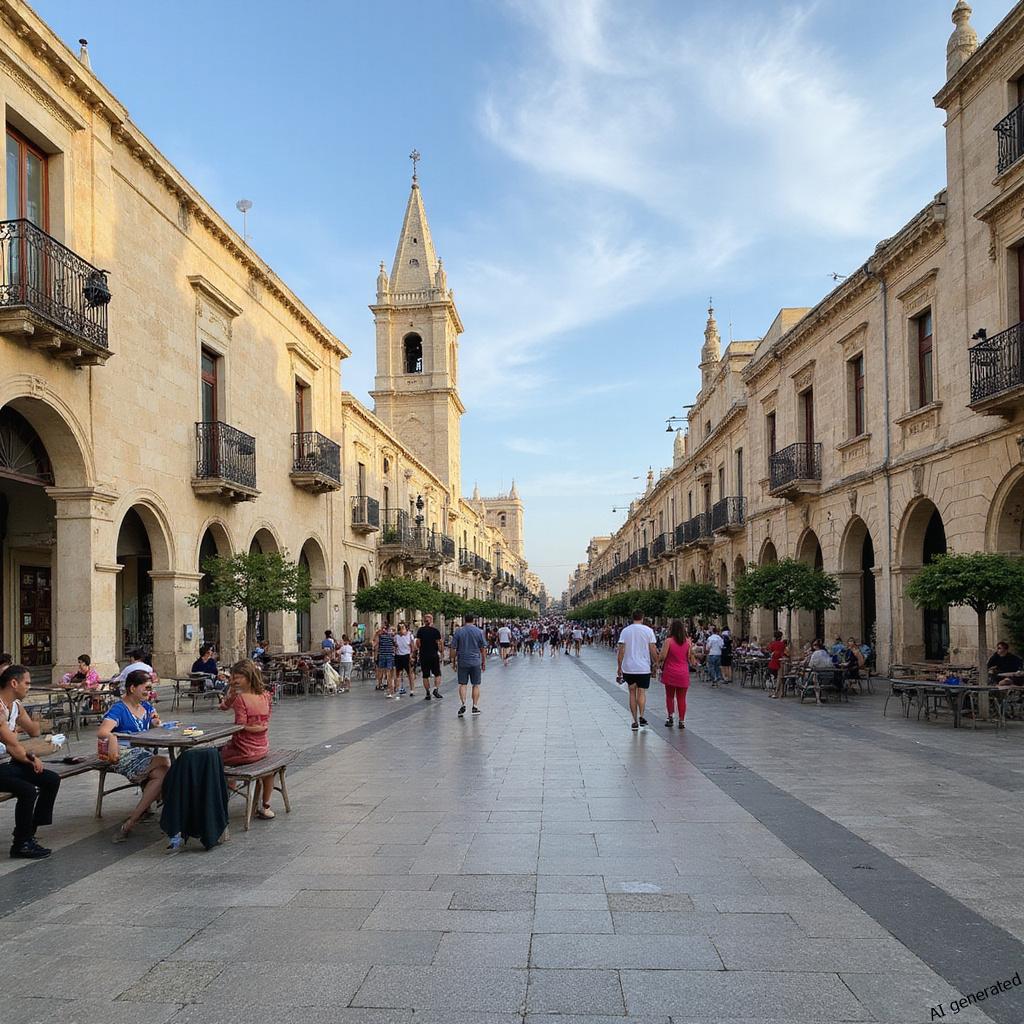 Malta - urokliwe wybrzeże i zatłoczona promenada w St. Julian's, symbol dynamicznego rozwoju turystyki